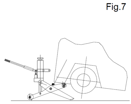 Podnośnik hydrauliczny wózków widłowych (udźwig: 7 T) 310658