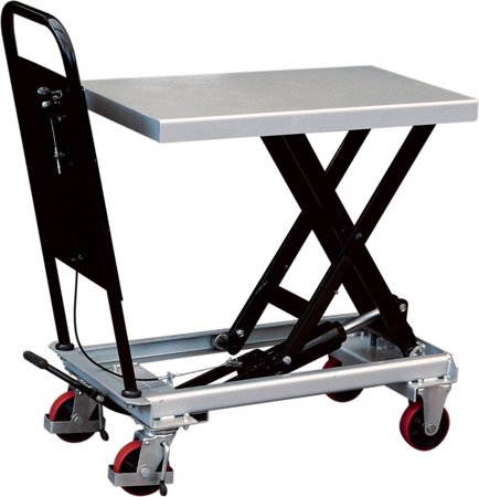 Ruchomy stół podnośny (udźwig: 250 kg, wymiary platformy: 830x500 mm, wysokość podnoszenia min/max: 315-910 mm) 310561