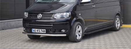 Stopnie boczne, czarne - Volkswagen T5 & T6 2015- long (długość: 252 cm) 01665136