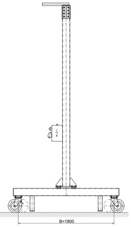 Suwnica bramowa (udźwig: 1500 kg, rozpiętość: 4m, wysokość podnoszenia: 3m) 99962163