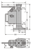 LIFERAIDA Podnośnik hydrauliczny maszynowy (udźwig: 10 T) 0301347