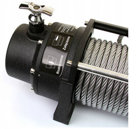 Wyciągarka elektryczna do lawety (uciąg: 12000 lbs / 5440 kg, długość liny:  28 m) 04880865