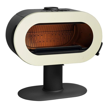 Piec wolnostojący 10kW Fifty (średnica wylotu spalin: 150mm, kolor: emalia kremowa) - spełnia anty-smogowy EkoProjekt 86865686