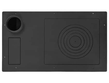 Kuchnia na drewno piec kominek koza kuchnia kocioł CO z płaszczem wodnym 16,15kW (kolor: brąz, średnica wylotu spalin: 130 mm) - spełnia anty-smogowy EkoProjekt 99683165