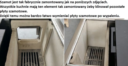 Kuchnia angielka POMA 7kW biała – bez płaszcza wodnego