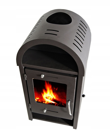 Piec wolnostojący stalowy 7-10kW na drewno (średnica wylotu spalin: 120mm) - spełnia anty-smogowy EkoProjekt 65882972