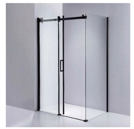 Kabina prysznicowa czarna 110x90 szkło 8mm 23178230