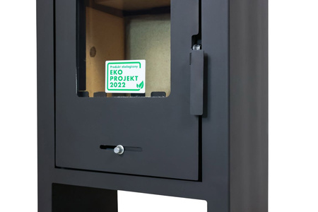 Piec wolnostojący stalowy 7,5kW na drewno (średnica wylotu spalin: 150mm) - spełnia anty-smogowy EkoProjekt 65882977