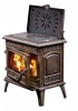 Piec piecyk koza żeliwny 12,8kW z płytą grzewczą (kolor: brąz) spełnia anty-smogowy EkoProjekt 04483319