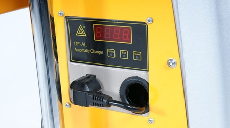 Wózek paletowy/platformowy podnośnikowy elektryczny GermanTech (max wysokość: 85-1200 mm, udźwig: 400 kg, długość wideł: 650 mm) 99724819