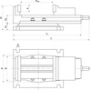 Imadło maszynowe obrotowe (szerokość szczęk: 250 mm) 02861374