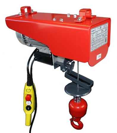 Wciągarka 200kg/30m elektryczna linowa budowlana - do wyboru ramię, maszt, podpory, uchwyt rusztowania 08179931