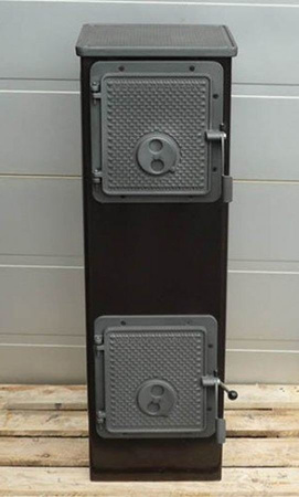 Piec wolnostojący 2,5-7,5kW na drewno i węgiel (wylot spalin: tył) - spełnia anty-smogowy EkoProjekt 88869077