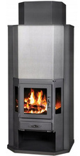 Piec piecyk kominek stalowy na drewno 14kW - spełnia anty-smogowy EkoProjekt 48280251
