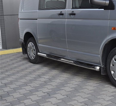 Orurowanie ze stopniami z zagłębieniami - Opel Vivaro 2014- long 3 stopnie 01656388