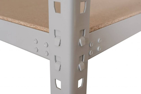 Regał magazynowy, 6 półek 150 kg (wymiary:  200x130x80 cm) 43383028