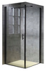 Kabina prysznicowa 80x80 szkło 6mm kwadrat czarna 23178217