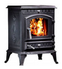 Piec koza żeliwny kominek kominkowy 5,8kW (kolor: czarny) spełnia anty-smogowy EkoProjekt 04480188
