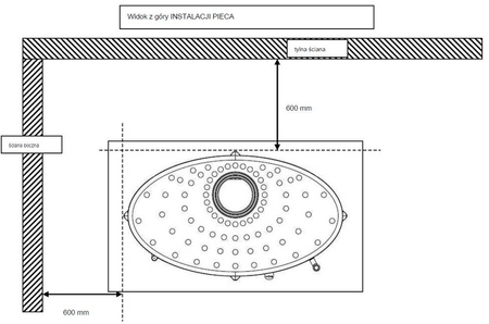 Piec wolnostojący 12kW Mandor (kolor: antracyt) - spełnia anty-smogowy EkoProjekt 86829206