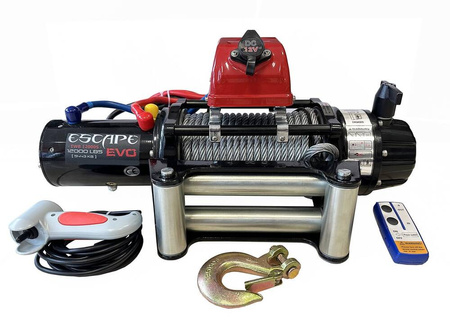 Wyciągarka Escape EVO 12000 lbs [5443 kg] EWB 12V (lina: Stalowa 9,5mm 26m) 81877707