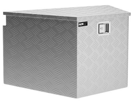 Skrzynka narzędziowa MSW - aluminium - 150 l - zamek (wymiary: 81,5 x 47,5 x 46 cm) 45674788