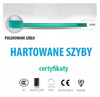 Calbati Kabina prysznicowa 120x80 jakość mocna szkło 8mm 23178205