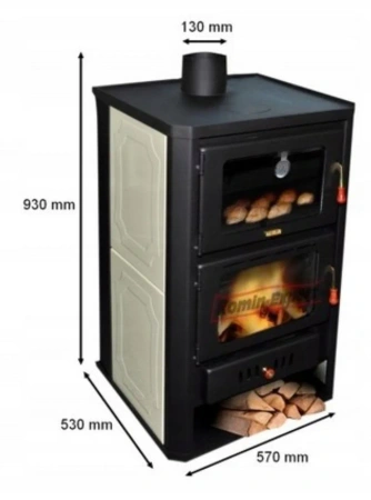 Piec koza wolnostojący piekarnikiem 19,4 do 20kW- spełnia anty-smogowy EkoProjekt 04483334