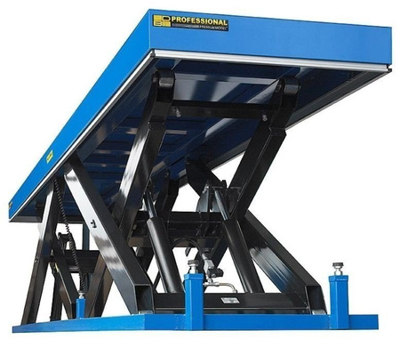 Podnośnik, podest nożycowy (udźwig: 1000 kg, wymiary platformy: 3000x800 mm, wysokość podnoszenia min/max: 300-1500 mm, moc: 1,5kW) 01876618