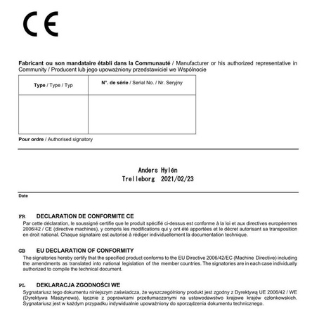 Uchwyt do beczek podwójny na wózek widłowy GermanTech (udźwig: 760 kg) 99724858