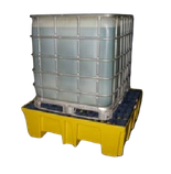 Paleta wanna wychwytowa, wysokoprofilowa, składowanie 4 beczki 200L lub pojemnik IBC/KTC, 510l (wymiary: 1320x1320x430 mm) 24878765