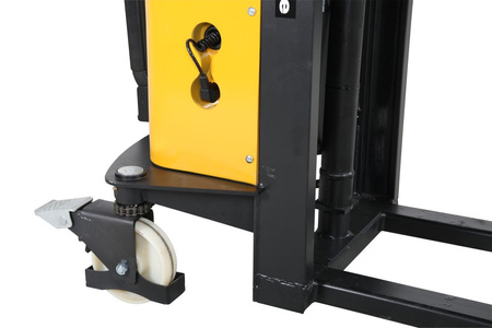 Wózek paletowy elektryczny GermanTech, koła kierownicy i wideł: Nylon i Nylon (max wysokość: 800 mm, udźwig: 1000 kg, długość wideł: 1150 mm) 99729413