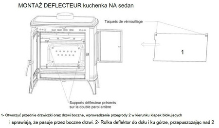 Piec wolnostojący 12kW Sedan L (kolor: antracyt) - spełnia anty-smogowy EkoProjekt 86829187 Piec pod zamówienie.