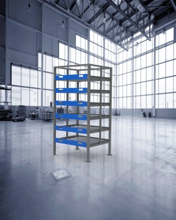 Regał rolkowy 6-półkowy odkładczy 16083238