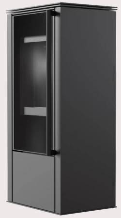 Piec stalowy Ø 150 5,5kW czarne wyłożenie - spełnia anty-smogowy EkoProjekt 30083212