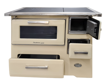 Kuchnia, angielka z piekarnikiem 7kW na drewno, bez płaszcza wodnego (kolor: kremowa) 50082688