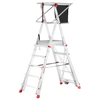 Drabina magazynowa jezdna FARAONE z wejściem jednostronnym (wysokość robocza: 310-418cm) 99679708