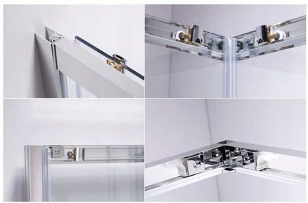 Kabina prysznicowa 80x80 szkło 6mm kwadratowa 23178195