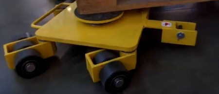 Wózek stały 6 rolkowy, rolki: 6x stal (nośność: 50 T) 12235595