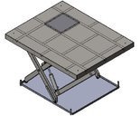Podnośnik, podest nożycowy (udźwig: 2000 kg, wymiary platformy: 2600x1300mm, wysokość podnoszenia min/max: 300-1900 mm, moc: 2,3kW) 01876407