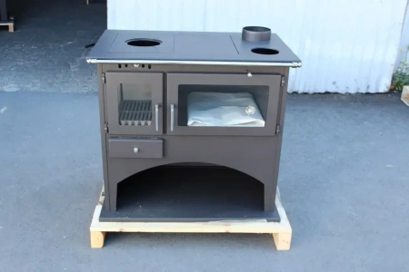 Piec kominek wolnostojący kuchnia, angielka 11kW z piekarnikiem, bez płaszcza wodnego - spełnia anty-smogowy EkoProjekt 48280261