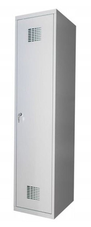 GOREK Szafka sojalna ubraniowa bhp przegroda podział, kolor: RAL7035 (jasnoszary) (wymiary: 1800x400x500 mm) 09276040
