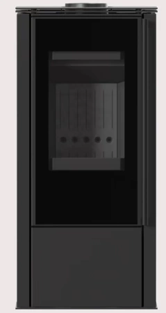 Piec stalowy Ø 150 5,5kW czarne wyłożenie - spełnia anty-smogowy EkoProjekt 30083212