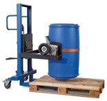 Dźwignik beczek, wywrotnica 360°, beczki 60-220 l, podwozie wąskie, wys. podnoszenia 120-750mm (udźwig: 300 kg) 72269057