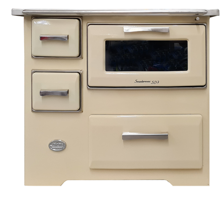 Kuchnia, angielka z piekarnikiem 7kW na drewno, bez płaszcza wodnego (kolor: kremowa) 50082688