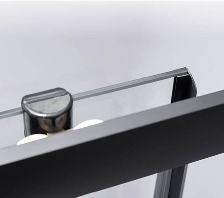 Kabina prysznicowa kwadratowa Czarna Black 80x80cm 5MM 23180200