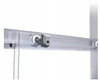 Calbati Drzwi prysznicowe 120cm przesuwne ścianka szkło 6mm 23178238