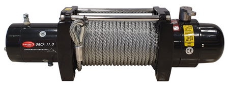 Wyciągarka KingOne ORCA 11,0 [4990kg] 12V (lina stalowa: 9,5 mm 27 metrów) 81877723