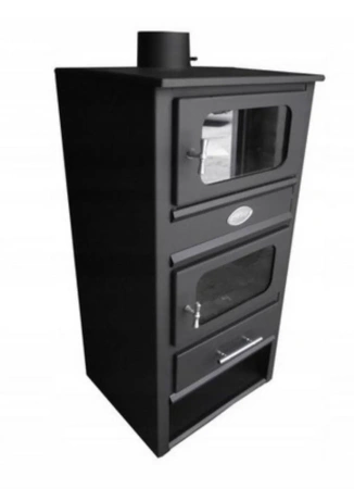 Piec stalowy wolnostojący z płaszczem wodnym i piekarnikiem 3,9+6,7=10,6 kW - spełnia anty-smogowy EkoProjekt 04482058