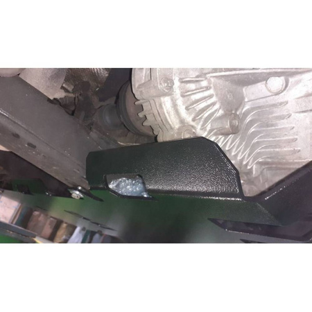 Osłona skrzyni biegów i reduktora STANDARD Range Rover Sport L320 2005-2009 aluminiowa 59881037