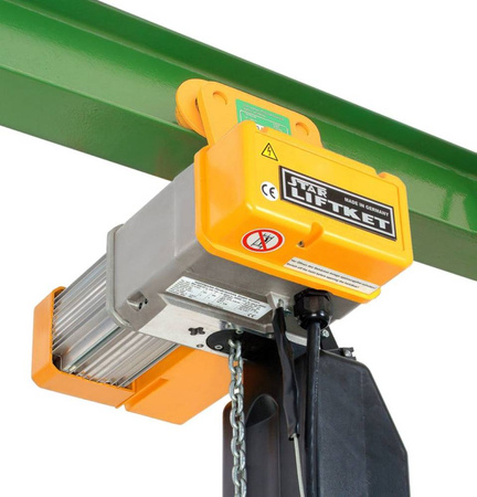 Wyciągarka elektryczna łańcuchowy przejezdny (udźwig: 250 kg, wysokość podnoszenia: 3m) 95880171